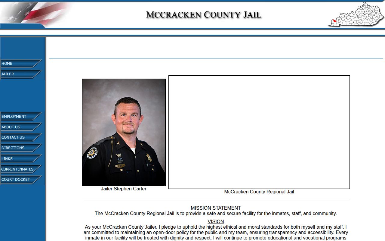 Official McCracken County Jail website